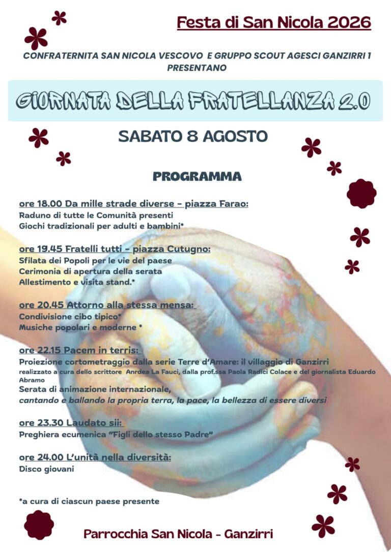 Giornata della Fratellanza 2.0: a Ganzirri una festa di incontro tra popoli, culture e comunità